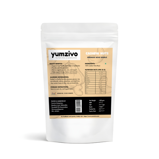 Yumzivo Premium Cashew Nuts