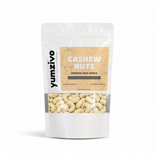 Yumzivo Premium Cashew Nuts - 450 gm